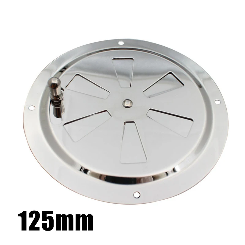 

Регулируемая вентиляционная решетка из нержавеющей стали 125 мм