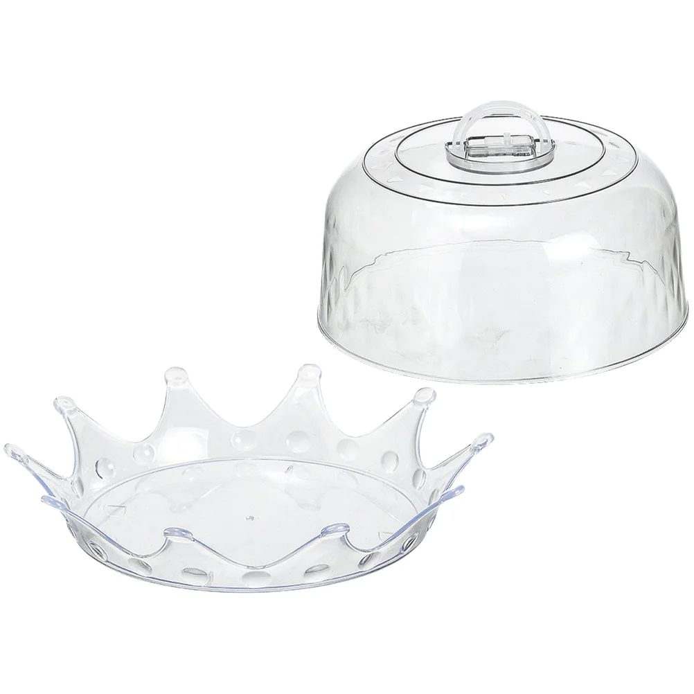 

Cake Stand Dome Cover Display Plate Tray Dessert Serving Cupcake Ceramic Pie Server Holder Macaron Tiered Figure Case Platter