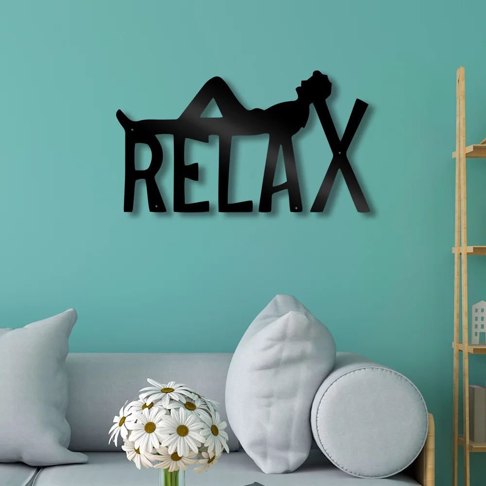 baluj metalowy znak ścienny wiszący wystrój domu wiejskiego czarna tabliczka z wycięciem biuro w salon dekoracja sypialni