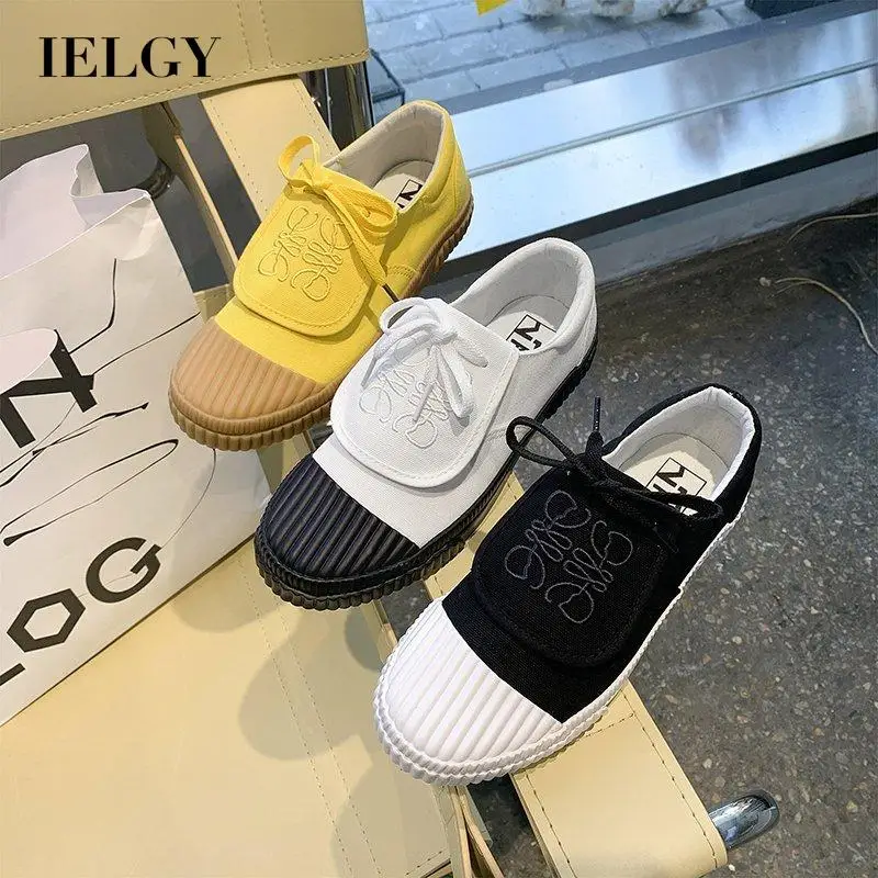 

IELGY casual canvas low-cut women shoes of Korean style