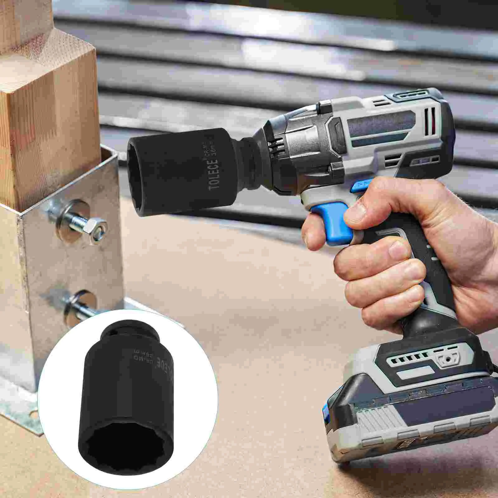 36 мм двенадцатиточечная головка глубокий ударный инструмент для стопорного