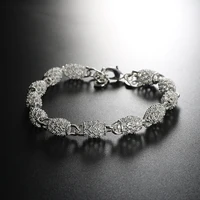 925sterling silver global fashion jewelry all matching silver plated hollow ball as right as rain bracelet for women