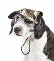 camouflage uv protectant adjustable fashion dog hat cap