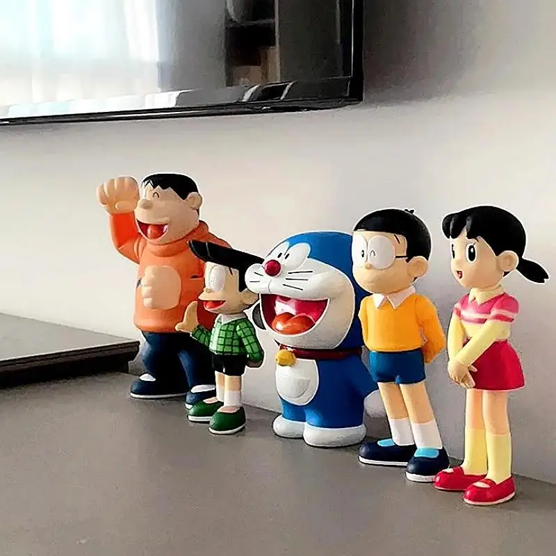 Аниме Doraemon Kawaiifamily Gouta Takeshi Nobita Nobi Minamoto Shizuka аниме фигурка настольная подарки на