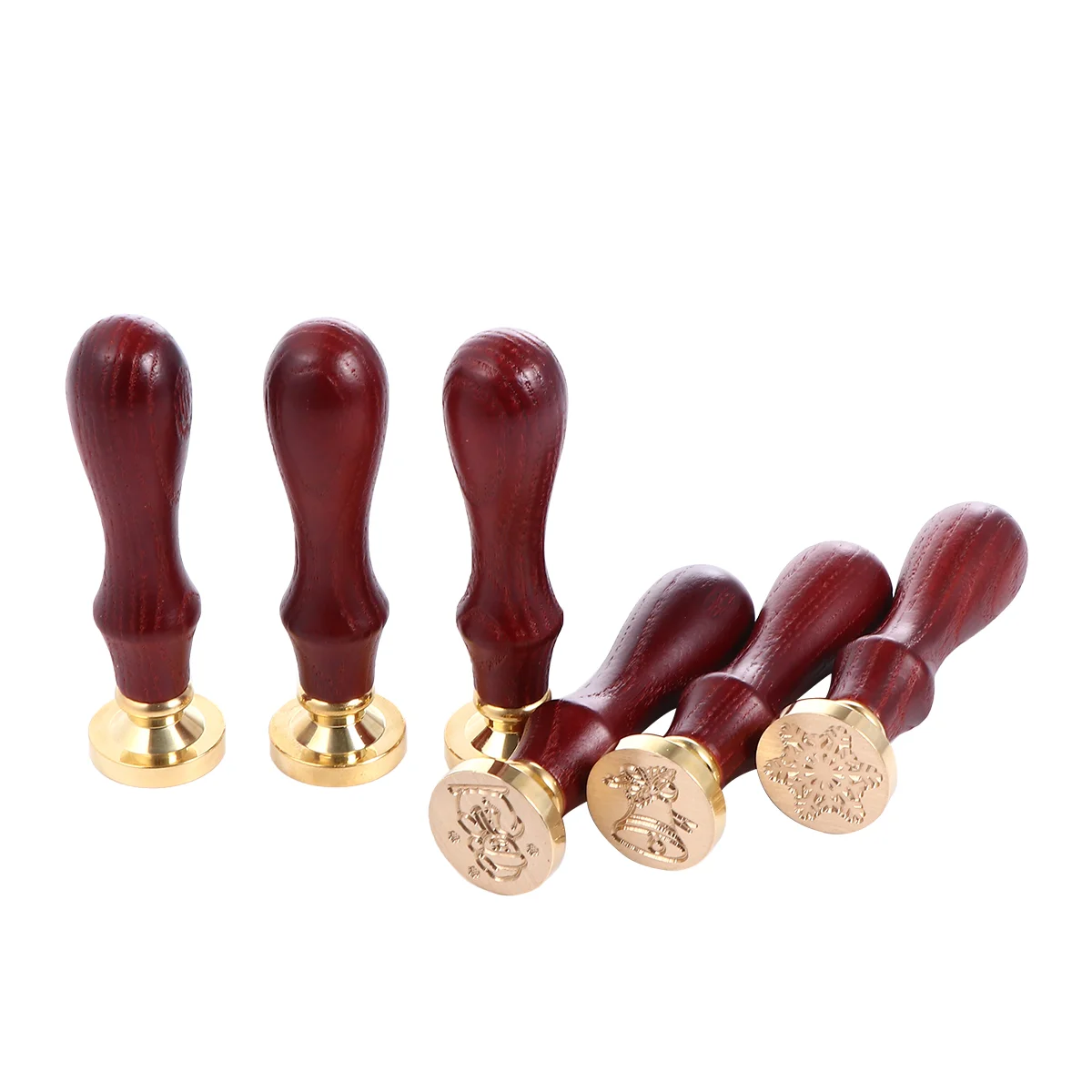 

Stamp Seal Wax Christmas Sealing Vintage Kit Snowflakeparty Sealer Stampsstamper Retro Bunny Rabbit Favor Set Brass Classical