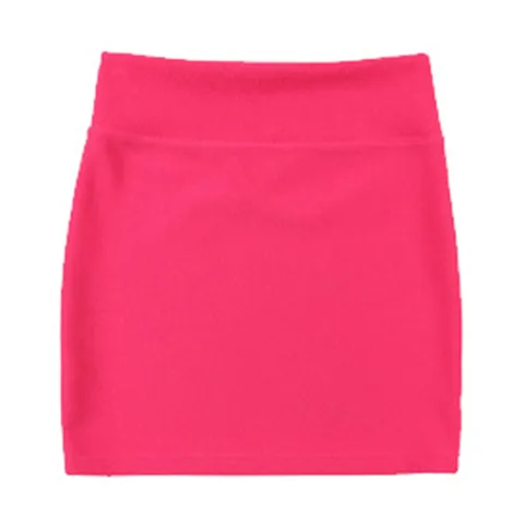 Женская короткая облегающая мини-юбка ярких цветов YF034