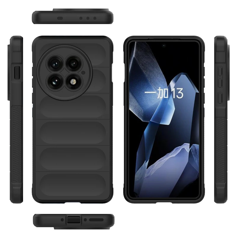 Чехол для Oneplus 13 чехол Capas новый бампер телефона противоударный мягкий защитный