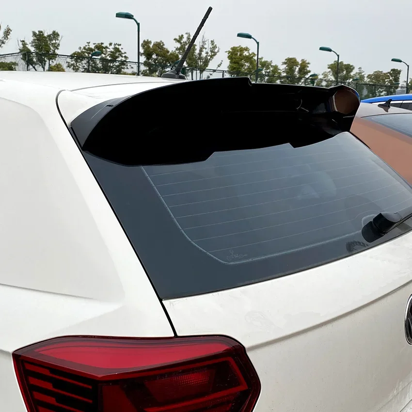Фото Спойлер-антикрыло GTI-стиль на крышу для VW Polo 6 MK6 2019-2024, фиксированный, аксессуар для тюнинга №4