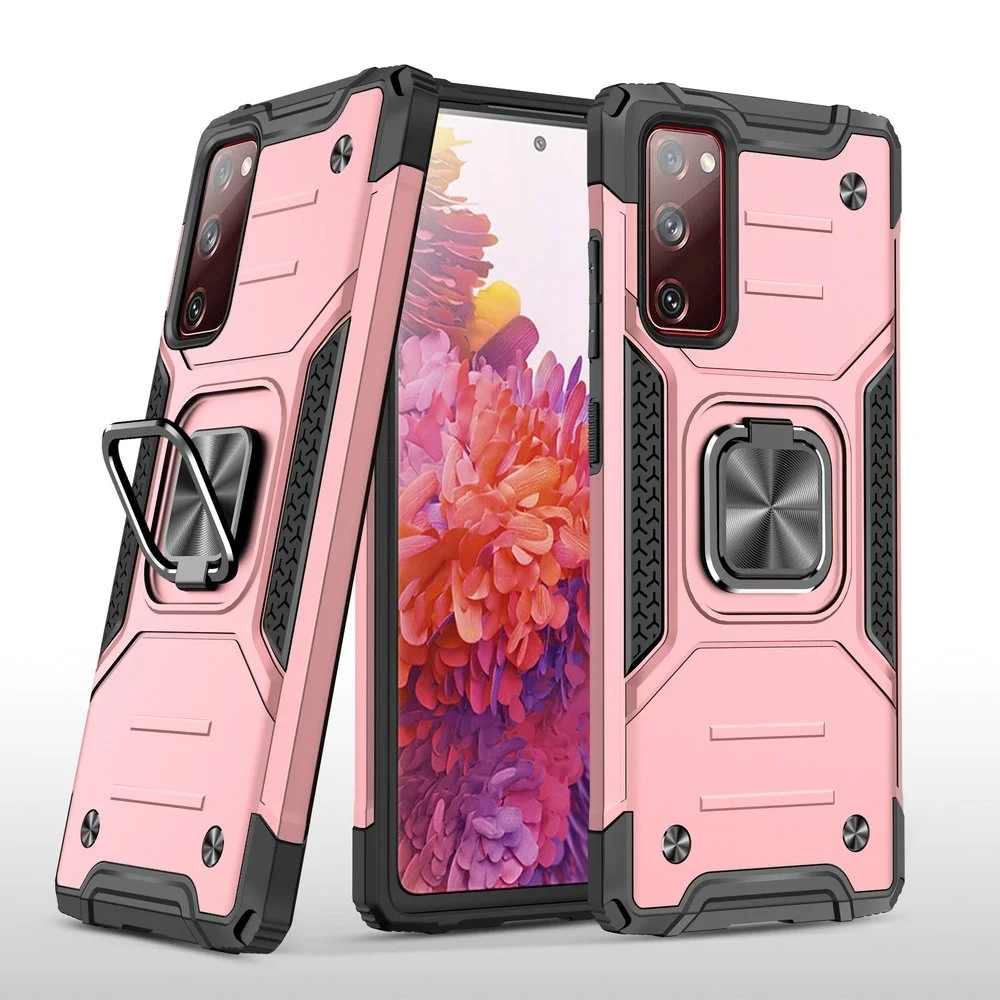

S20FE 5G S20 Ultra Shockproof Armor Case for Samsung Galaxy S20 Luxury Cover Samsung S20 FE S 20 Note 20 Back Panel Magnet Ring