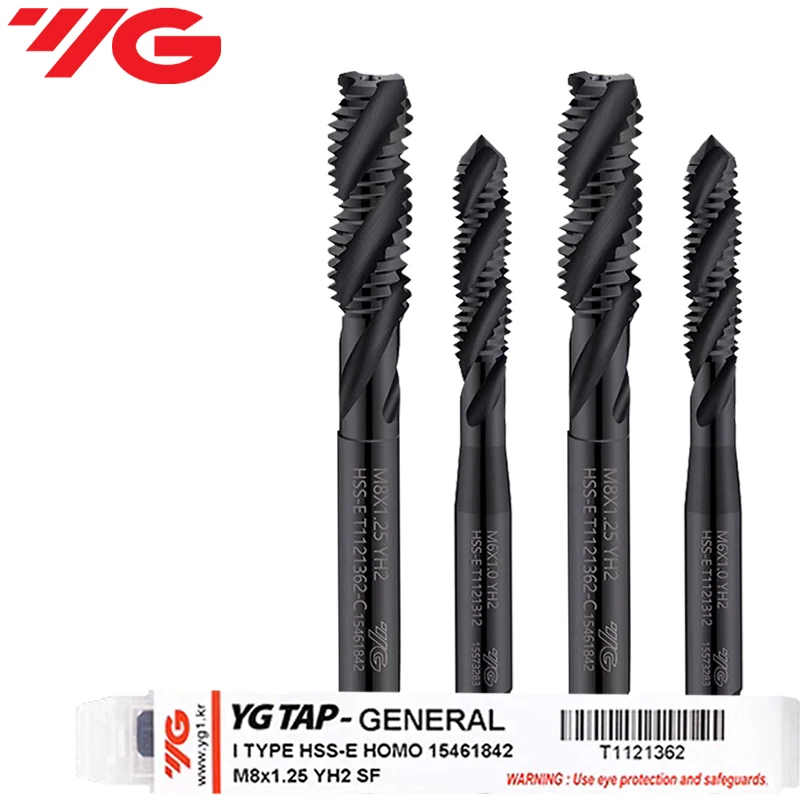 Фото YG T1191/T1023 Спиральный резьбонарезной инструмент (фреза) с рифленой/конической насечкой M1 M2 M2.5 M3 M3.5 M4 M5 M6 M7 M8 M10 M12. Материал: легированная сталь. №5