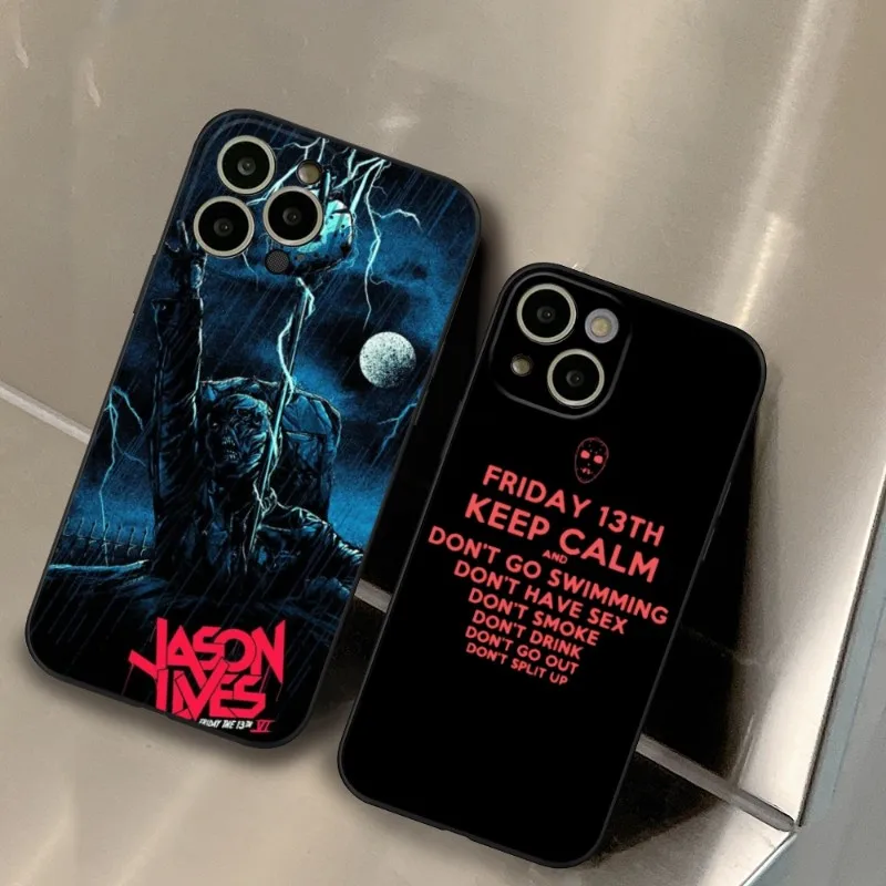 

Horrible Movie Jason Voorhees Phone Case FOR IPhone 14 13 11 12 Pro 8 7 Plus X 13 Pro MAX XR XS MINI Black Covers