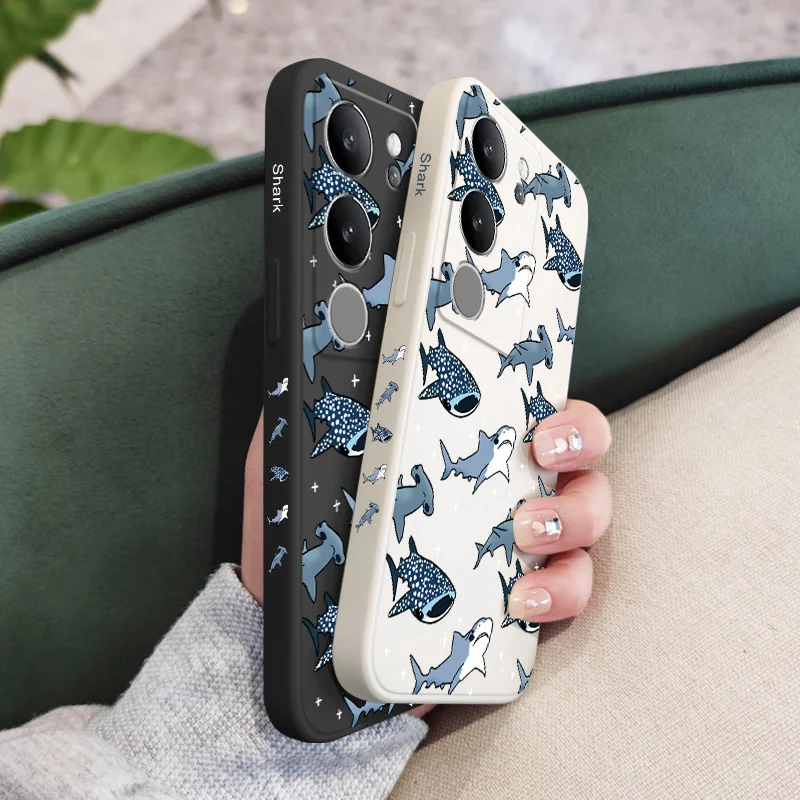 Чехол для телефона Spot Shark для VIVO V50 V40 V30 V29 V29E V27 V27E V25 V25E V23 V23E V21 V20 Y20 Y12 Y21 Y22 Y50 Y35 Y76 Pro 4G 5G (art.: 3920d160c91cc) - 3920d160c91cc