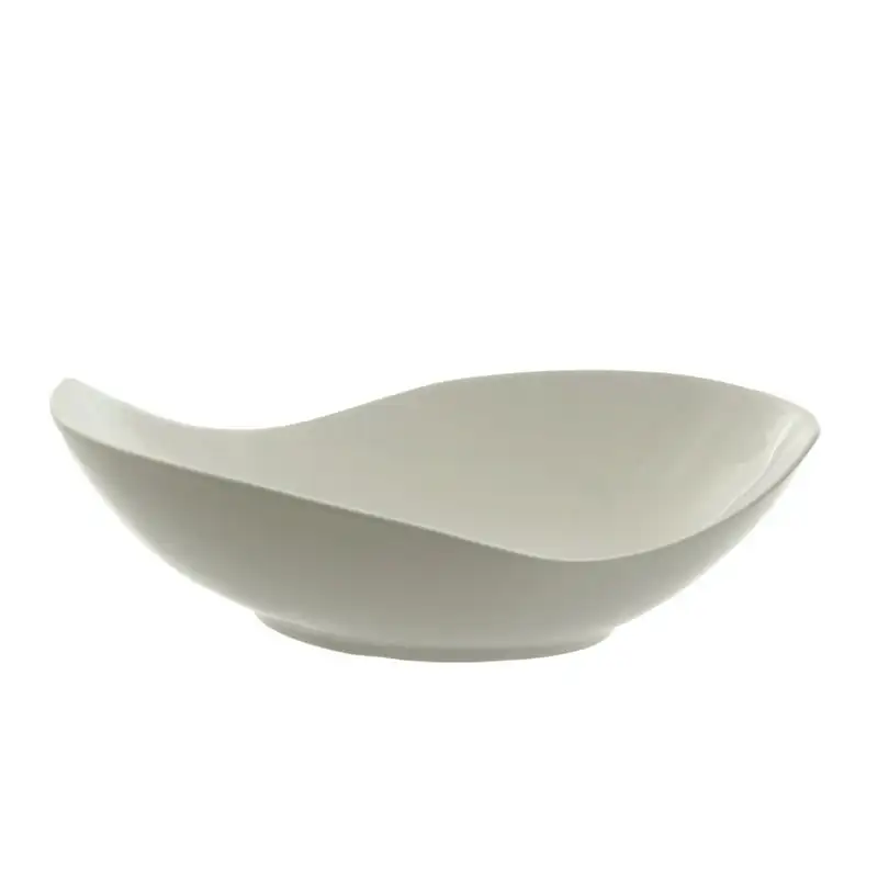 

16" Canoe Serving Bowl, White