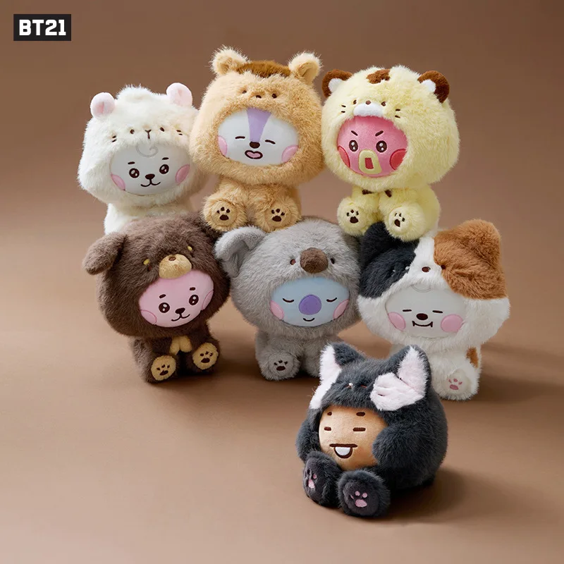 Фото Коллекционный набор фигурок K-pop BTS из серии Beyond The Scene Zoo (7 стилей) для фанатов: декоративные фигурки с нарядами для световых палочек, подарок для коллекции или украшения стола. №3
