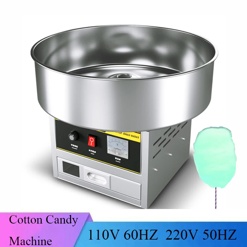 

Nice Appearance Electric Heating Home Use Candy Floss Machine Sweet Cotton Sugar Maker Marshmallow Making Equipment Of Stall