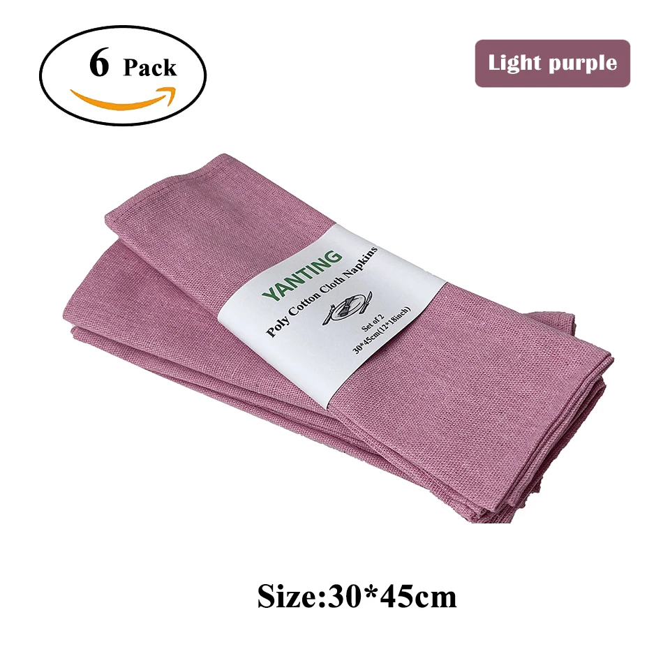 

Полиэстер/хлопковые столовые салфетки, желто-оранжевые, 6 штук