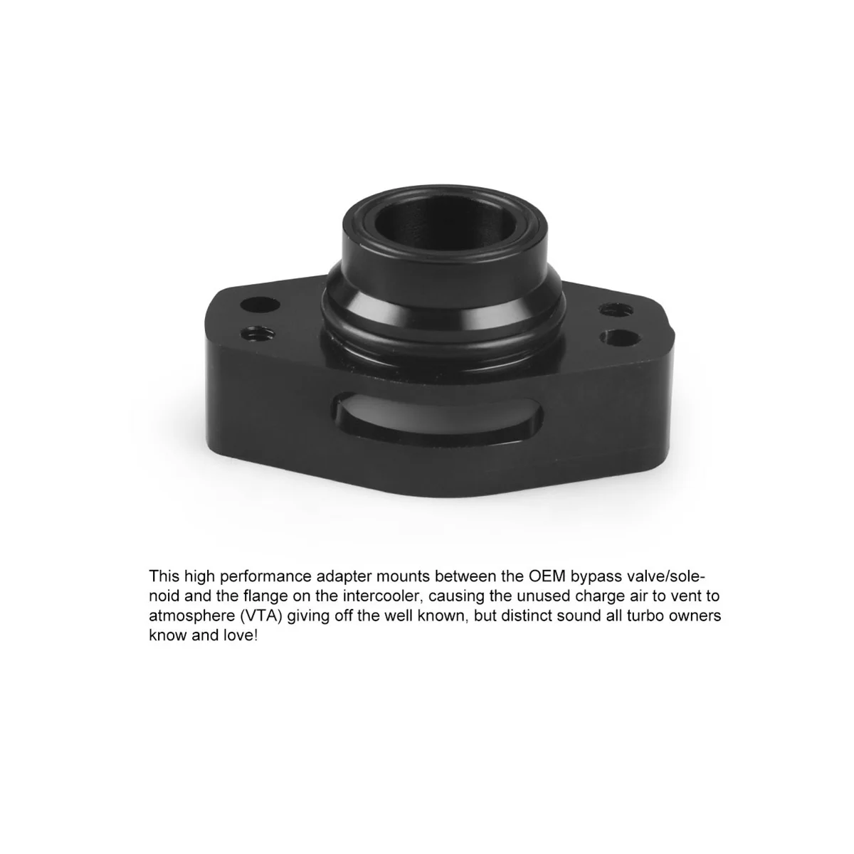 Черный Турбо выдувной Клапан адаптер BOV для 2016 + 3 5 Ecoboost F-150 2 7