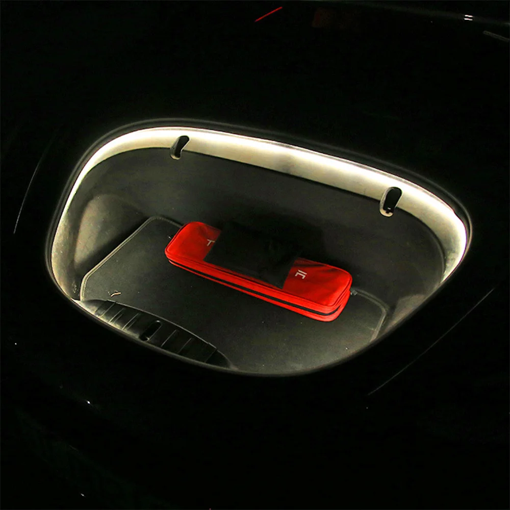 

For Tesla Model 3 Non-destructive Installation Front Trunk Ambient Light Original Plug Docking Frunk Brighten LED Strip