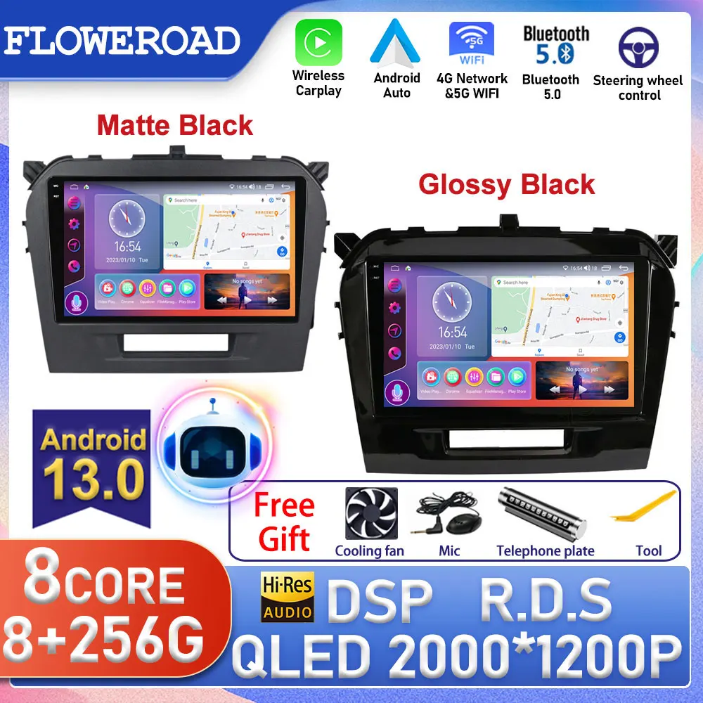 

Автомагнитола 2DIN для Suzuki Vitara, мультимедийный проигрыватель с радио и GPS-навигацией, без DVD, для автомобилей Suzuki Vitara 2015, 2016, 2017, 2018, 2019