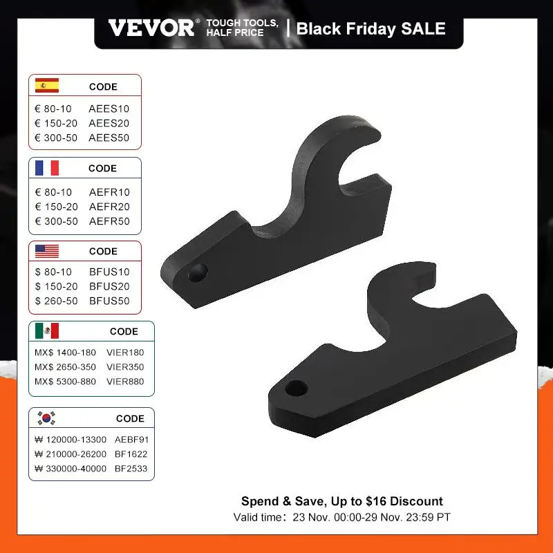 

VEVOR 7 Inch Excavator Quick Attach Bucket Ears Compatible with Kutoba KX18 KX018 KX41 KX041 Black-coating Steel Precise Craft