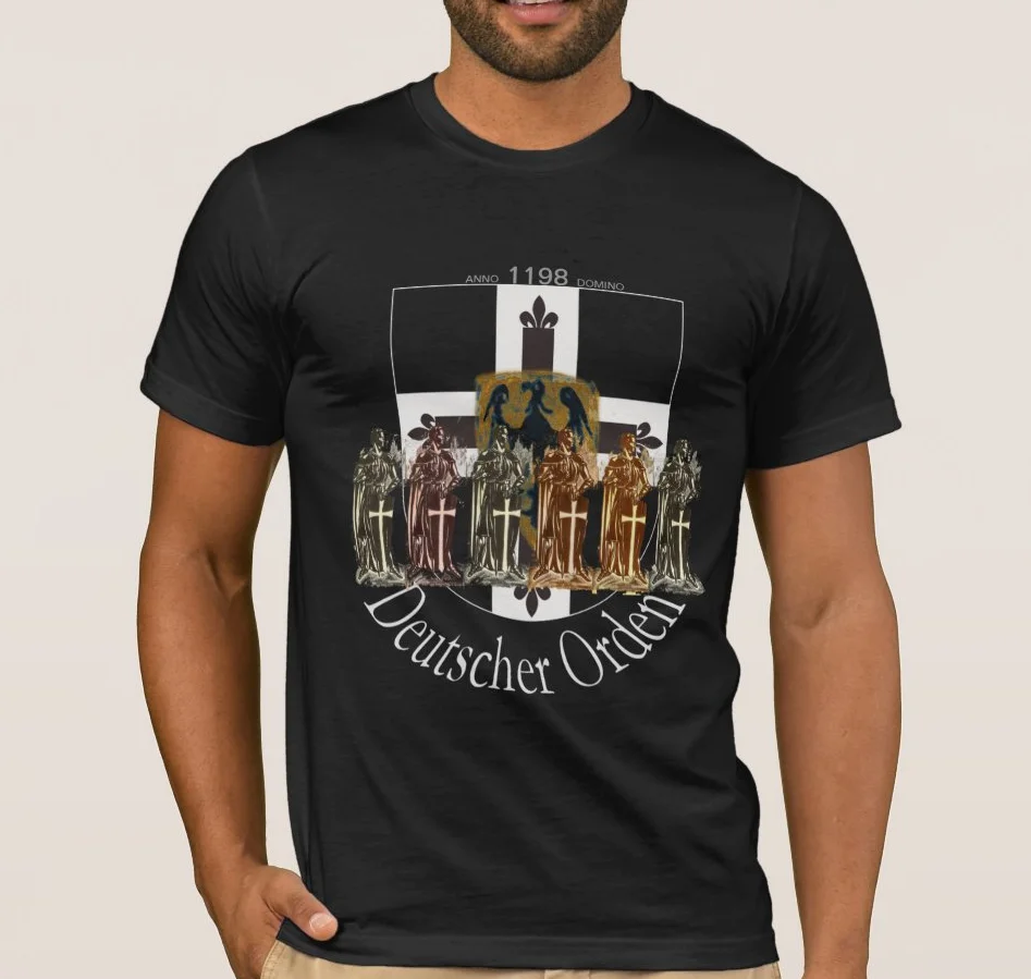 

German Mediaeval Order of Teutonic Knights Mens Gift T-Shirt. Summer Cotton Short Sleeve O-Neck T Shirt New S-3XL