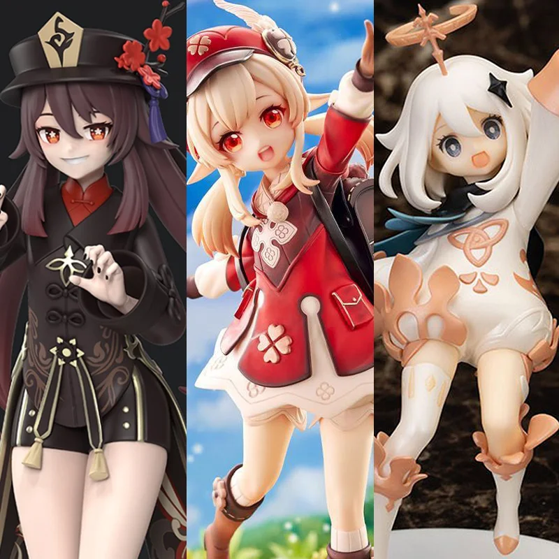 

Anime Genshin Impact Figures Hutao Klee Keqing Action Figure Klee Figurine Collection Statue PVC Model Doll Toys Gifts For Kids