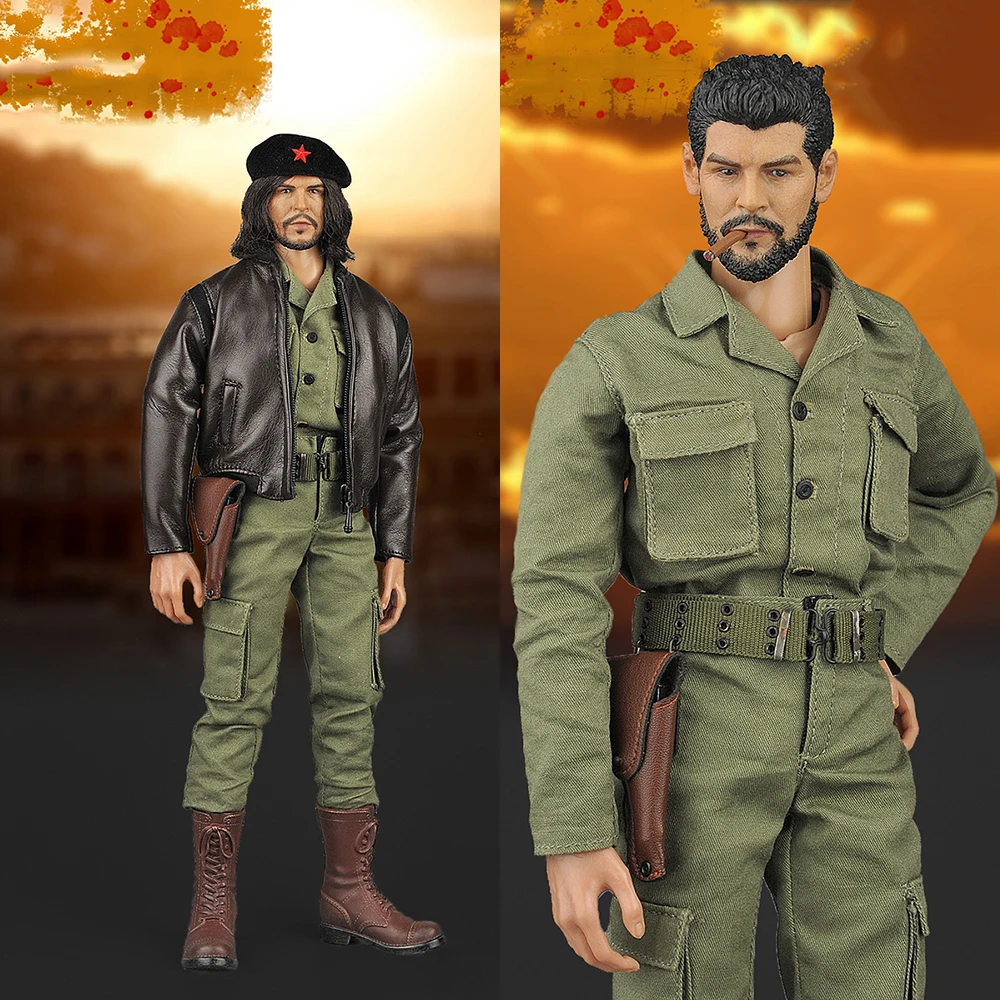 

ZYTOYS ZS-001 1/6 Scale Collectible Male Soldier Cuban Hero Che Guevara with Double Headed Carving for 12'' Action Figure Doll