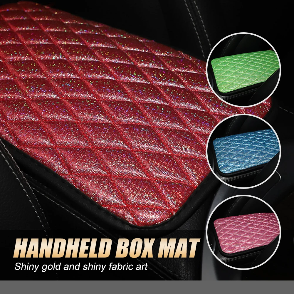 

Center Console Cover Pad PU Leather Armrest Cover Cushion Seat Storage Box Mat Universal for Car SUV Truck Inteiror Accessories