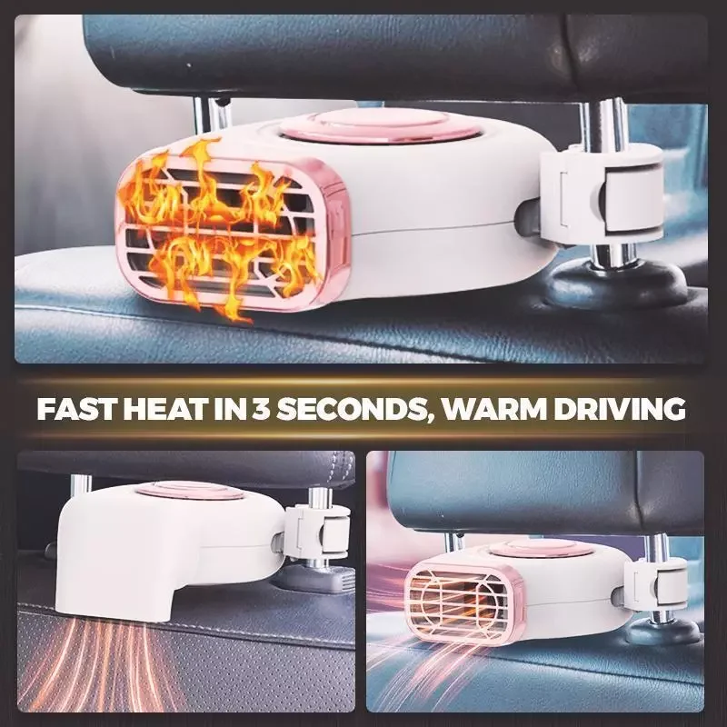 

Portable Car Heater Vehicle Heating Fan Driving Defroster Dryer Windshield Defogging Demister Defroste