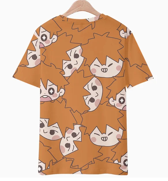 Аниме Haikyuu! Футболка с коротким рукавом Tobio Kageyama летний костюм для косплея