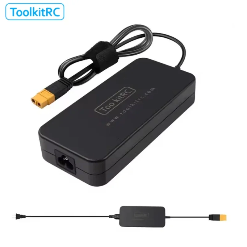 Фото Адаптер питания ToolkitRC ADP200 AC - 200 Вт, 19.5 В, 10.3 А, разъем XT60 для зарядных устройств RC iSDT GTPower HotRC SkyRC №2