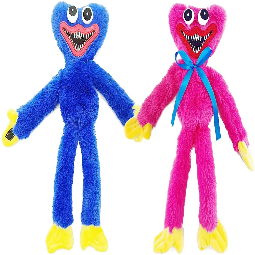 

40 см Huggy Wuggy плюшевая игрушка мягкая Набивная игрушка Мак игровой персонаж кукла из фильма ужасов плюшевые игрушки для детей Подарки для мал...
