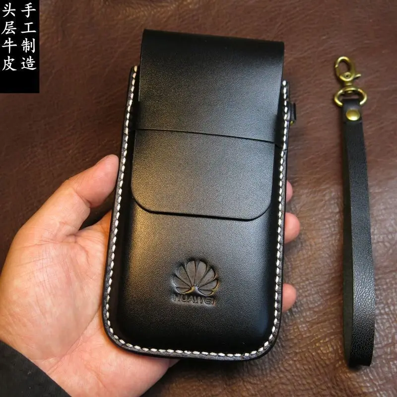 

Роскошный чехол из натуральной кожи с подставкой для Huawei Mate XS2