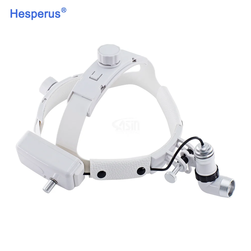 Налобный фонарь белый светильник с бинокулярными лупами регулируемой яркостью