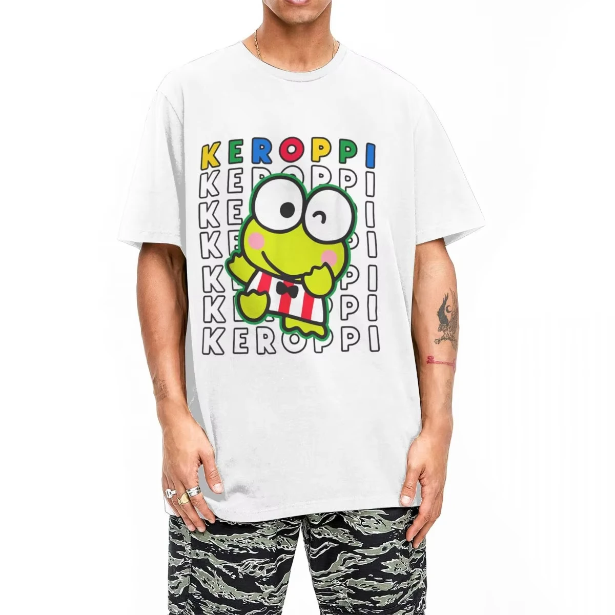 Футболка с коротким рукавом и круглым вырезом 100% хлопок