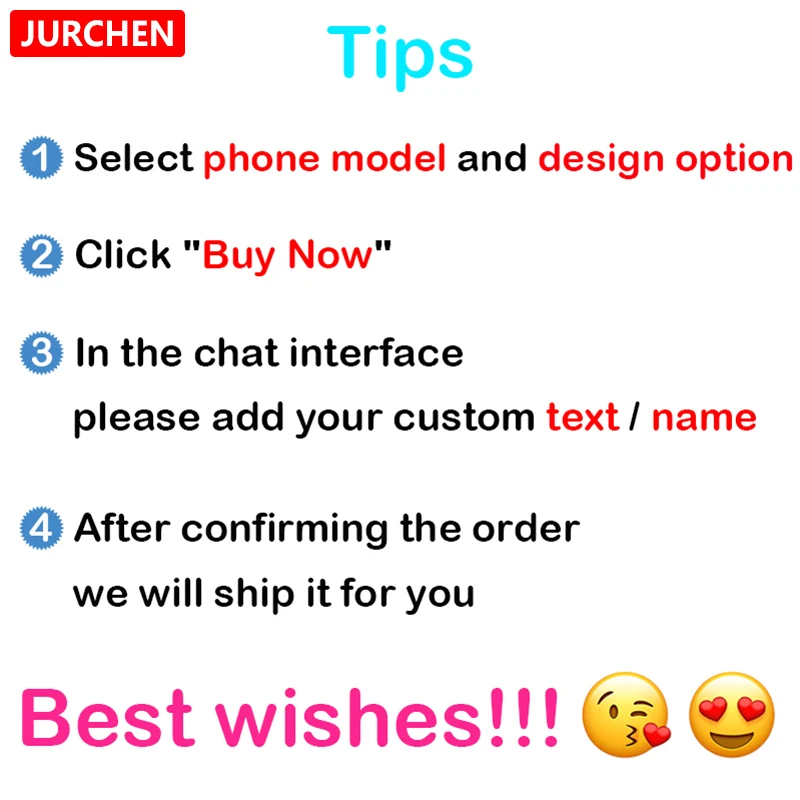 JURCHEN чехол для телефона с именем на заказ Xiaomi Redmi Note 10 Pro 9T 9C 9 8 7 6 5 4 A S2 Plus CC9 E 4X K30i 4G -