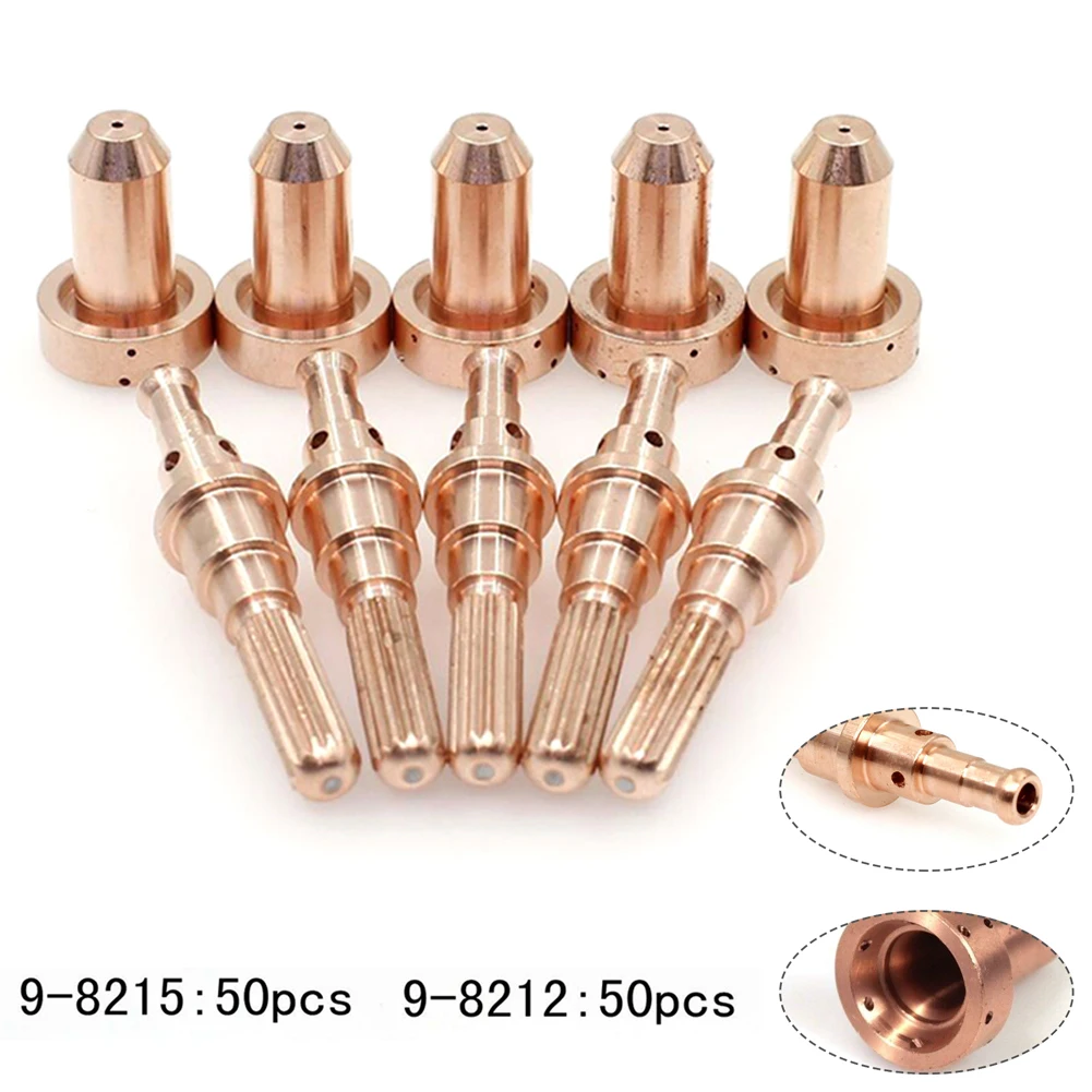 

100pcs 9-8215 9-8212 Plasma Torch Electrode WSP10000 Plasma Torch Nozzle WSP10009 SL60 SL100 Tip Nozzle WS OEMed Plasma Cutting