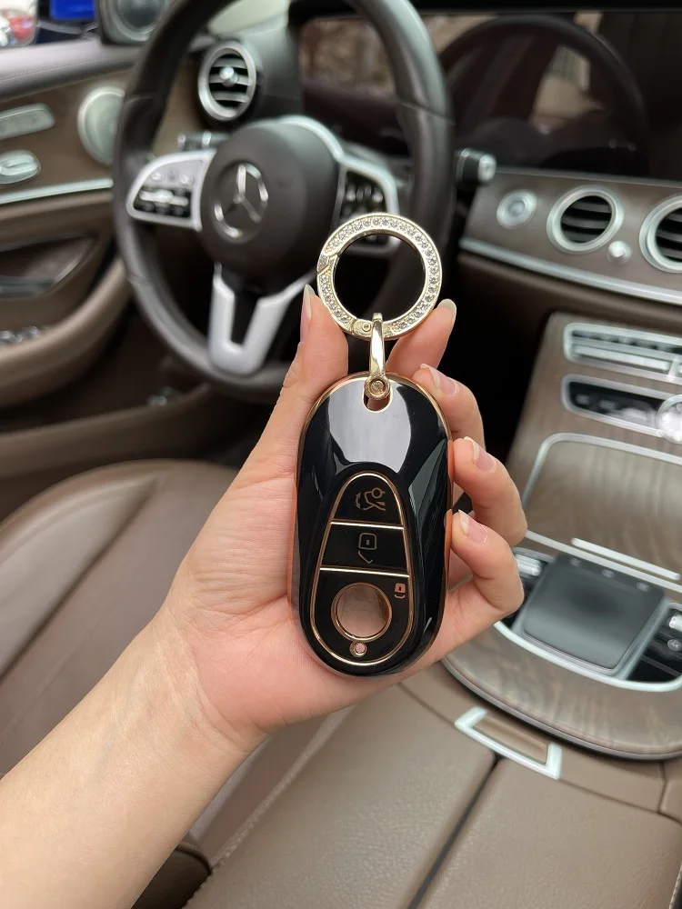 Автомобильный чехол для ключа Mercedes Benz W201 S C200 W205 C257 W177 Clk 320 W211 W213 Cla W204 W176 Classe A GLA AMG Llaveros on.
