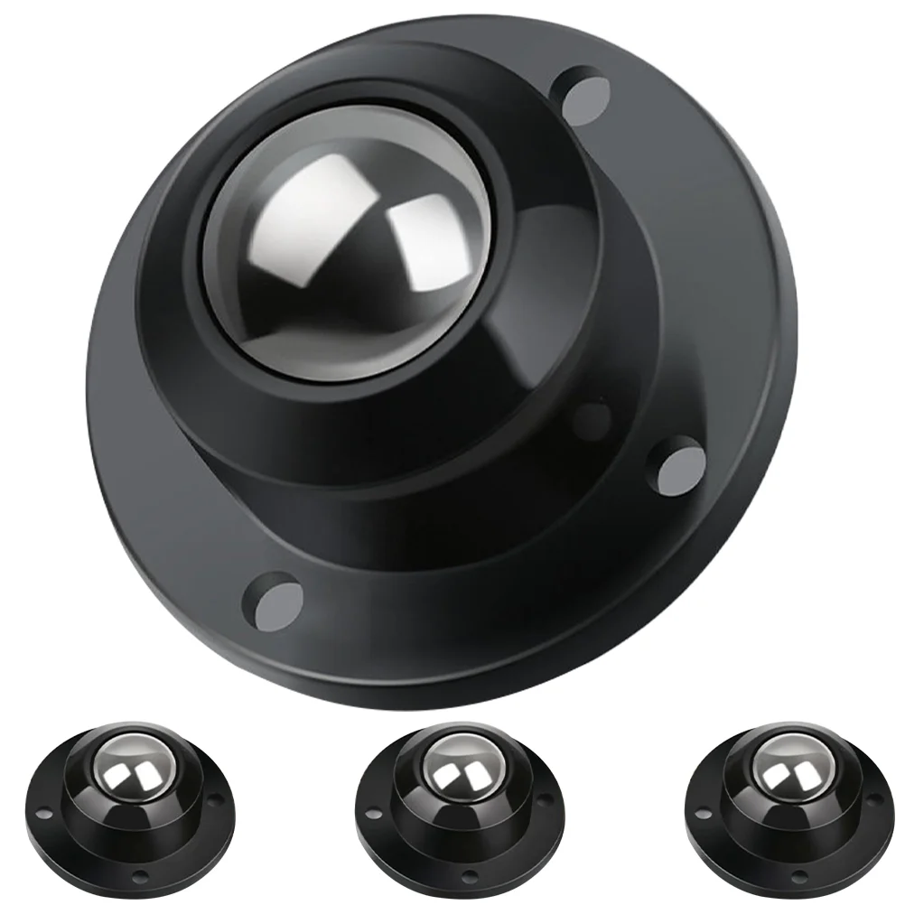 

4 Pcs Casters Wheels Trash Can Wheels Storage Case Casters Appliance Casters Adhesive Roller Pulley Self Adhesive Caster Wheels