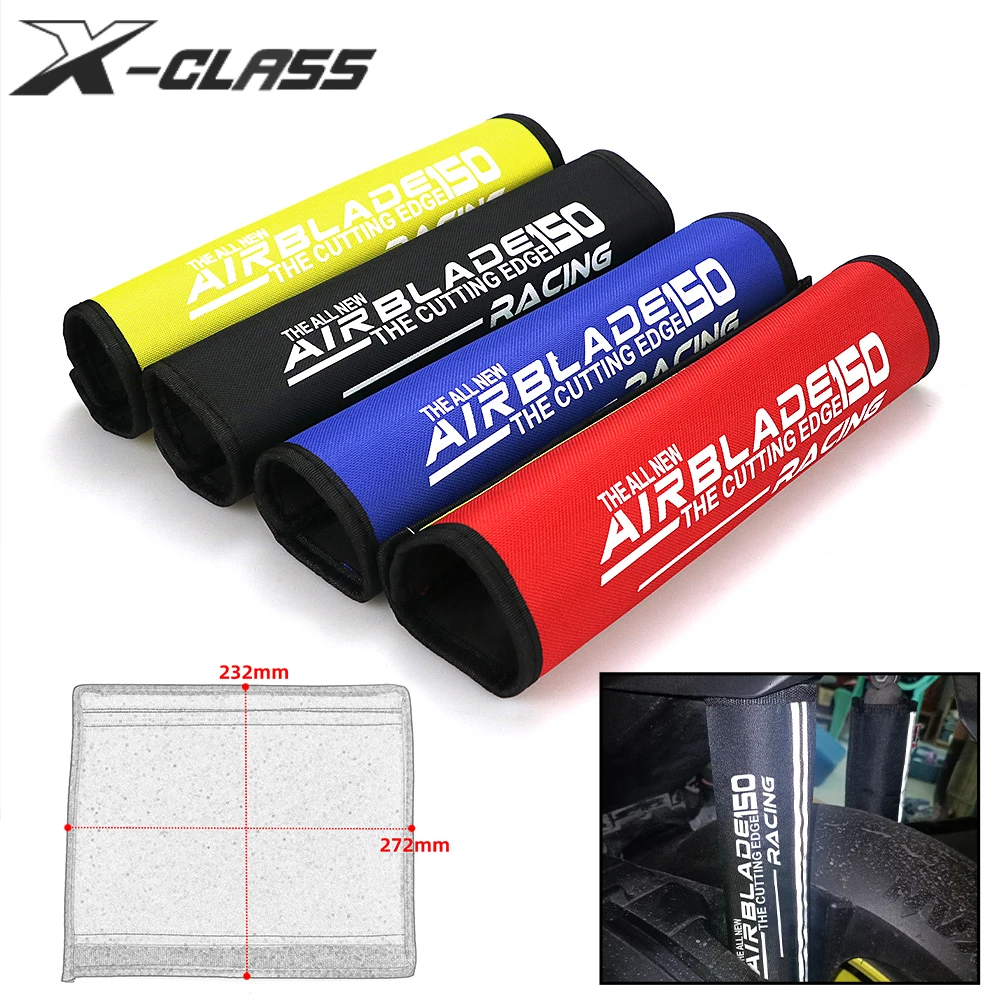 

Motorcycle Shock Absorber Cover With Velcro Damping Protector Washable Guard Red Black Blue Accessories for Honda AIRBLADE 150