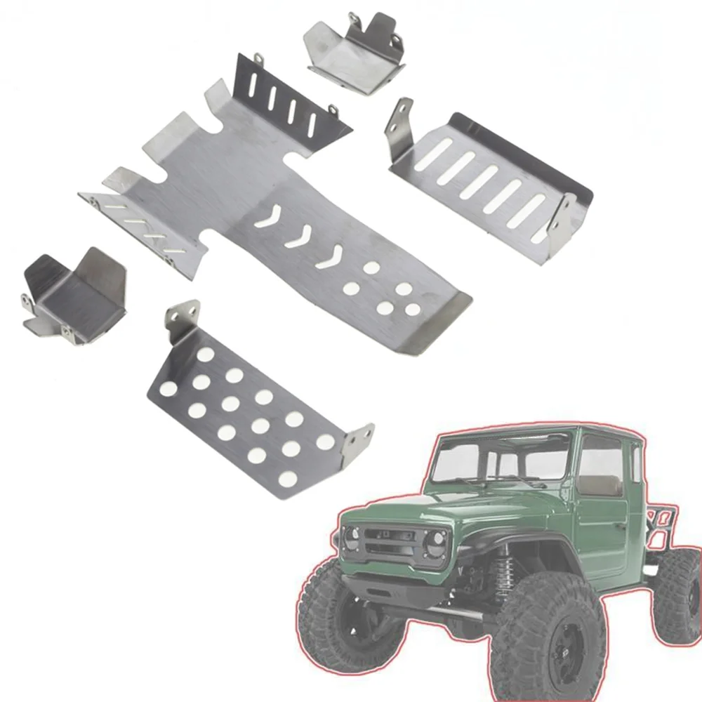 

Stainless Steel Chassis Armor Axle Protector Skid Plate for Vanquish VS4-10 Phoenix VS410 RC Crawler Car Upgrade Parts