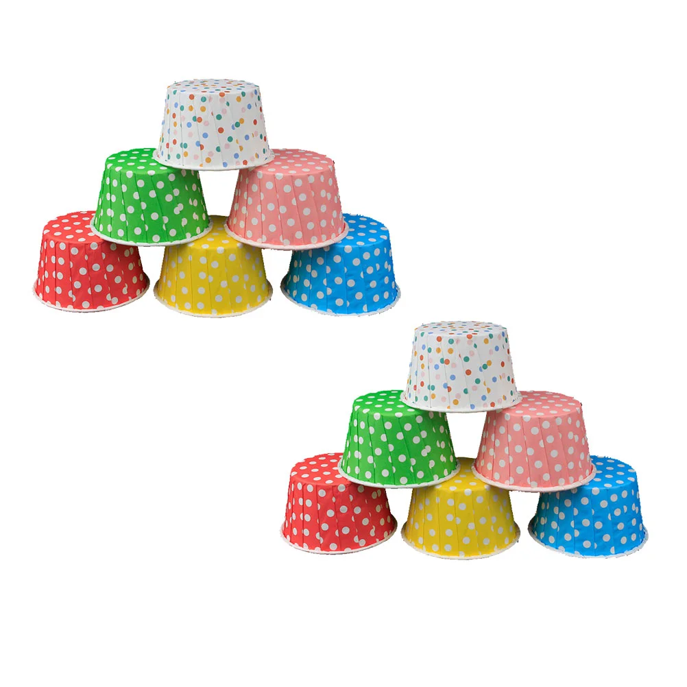 

Cups Cupcake Paper Baking Muffin Liners Cup Cake Dessertcases Bowls Wrapper Wrappers Ice Mini Disposable Cream Sundae Holder