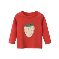 childrens clothing spring 2022 new products girls long sleeved t shirt childrens bottoming shirt