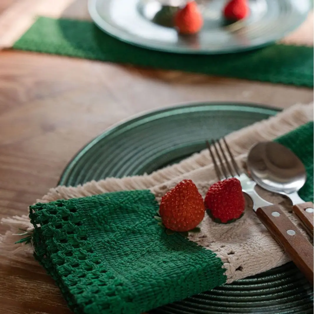 Хлопковая нить Детская простота украшение для домашнего стола праздничная