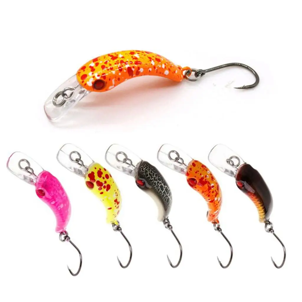 

3.7cm 1.5g 10Color Fishing Minnow Bait Mini Artificial Hard Lure Sharp Hook Crankbait Wobbler Freshwater Trout Fishing Accessory