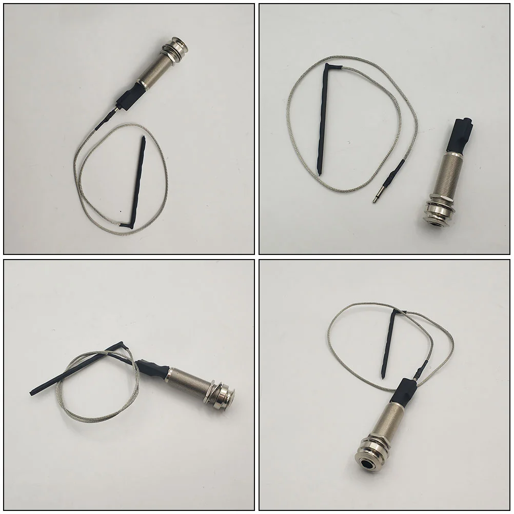 1 шт. гитарный разъем пьезозвукосниматель выходной стержень черные детали