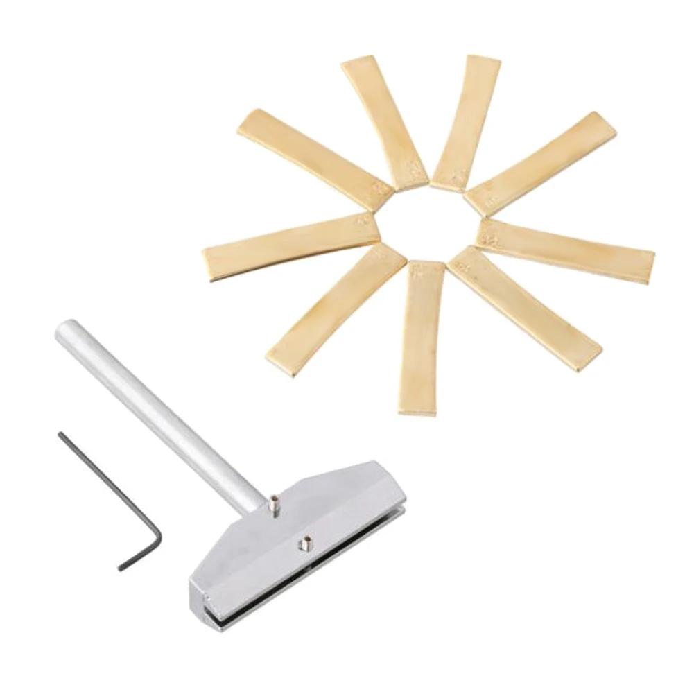 

1 Set Guitar Fret Installation Tool Copper Mounting Head Durable Wrench for Installing