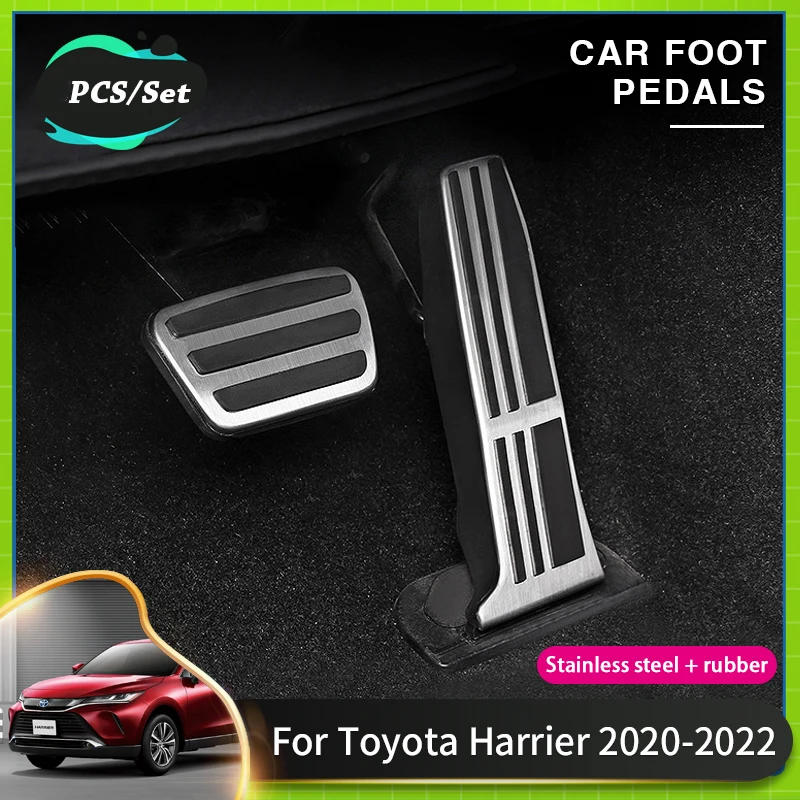 

Car Pedal Cover Non Slip Pad For Toyota Harrier Venza XU80 2020 2021 2022 Car Gas Foot Brake Pedal Pad Covers Auto Acessories