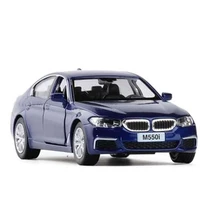 136 scale diecast alloy metal car model for m550i collection vehicle model pull back toys car for children gifts