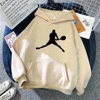 tennis player cartoons character print mens hoodies fashion winter sweatshirt crewneck oversize clothing hip hop loose hoody man